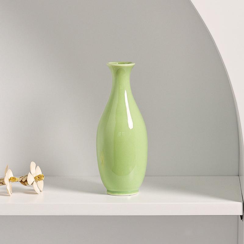 Nordic Ceramic Bud Vase Modern Small Flower Pot Decorative Flower Vases for Home Office Desktop Decor Wedding Flower Arrangement