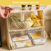 Large Capacity Coffee Capsule Storage Rack Plastic Coffee Pod Holder Tea Bag Storage Box  for Home