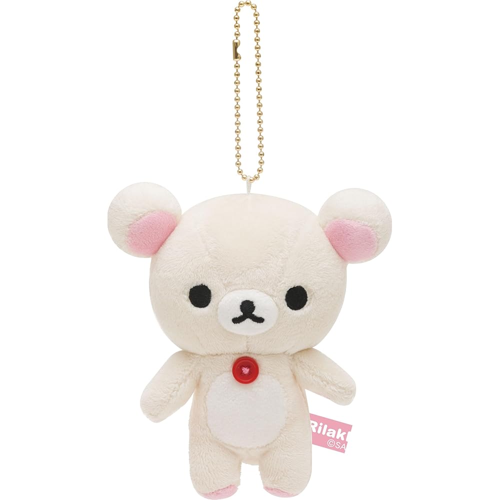 Rilakkuma Plush Hanging Toy Korilakkuma Soft Stuffed Animal Cute Design
