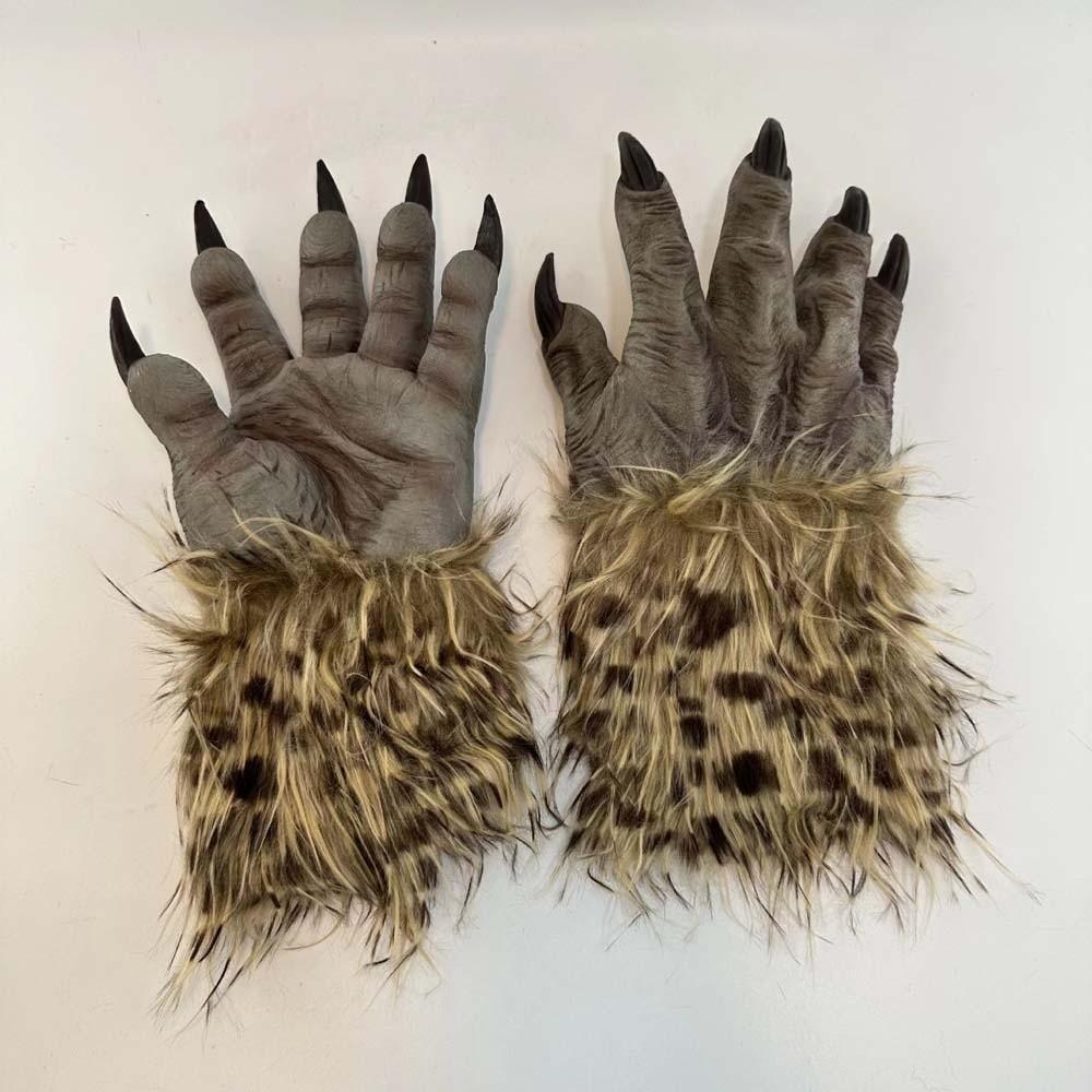 Latex Bestienklauen Gruselige Cosplay-Fäustlinge Party-Requisiten Halloween-Handschuhe Fotografie