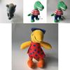 Set di peluche fatto a mano di Maisy Mouse con adorabile coccodrillo, elefante, scoiattolo e uccellino giallo per bambini e collezionisti