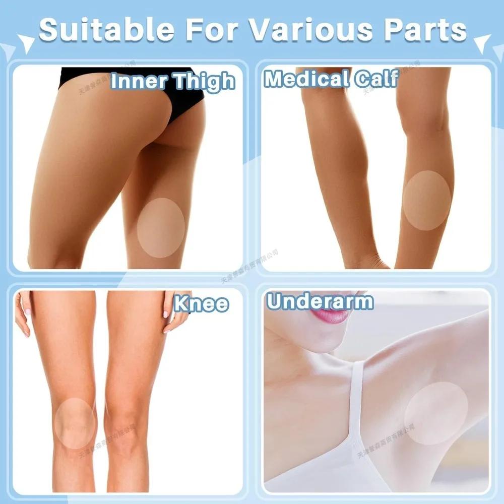 10-100Pcs Thigh Inner Anti Chafing Stickers Invisible Knee Calf Anti Chafe Pads Disposable Body Anti-Friction Patches Men Women