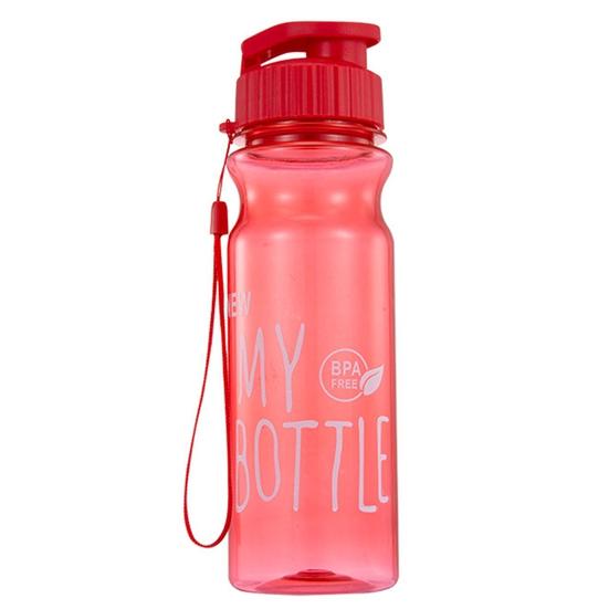 Yousheng 650ML Water Bottle Food Grade Large Capacity Portable Fitness Sports Water Jug with Lanyard Outdoor Supply