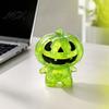 Clear Pumpkin Toys Halloween Stress Relief Toy, Glitter Man Squeeze Holiday Sensory Fidget Toy for Party Favors Tactile SensoryToy