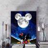 Disney 5D DIY Diamond Painting Decorations Mickey and Minnie Starry Night Romantic Diamond Embroidery Rhinestone Cross Stitch Set Handmade