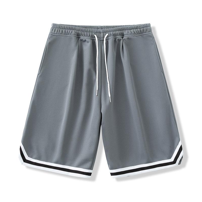 

Летние шорты мужские пляжные брюки повседневные спортивные брюки мужские дышащие свободные брюки пять четвертей XXXXL серый