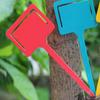 20 Piezas Etiquetas Impermeables Tipo T para Jardinería Marcadores de Árboles y Plantas Etiquetas con Ranura para Tarjeta