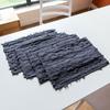 Pack of 2 Cotton Linen Dining Mats Set Table Decors Dish Protective Mats Cotton Linen Texture Suitable for Table Meals