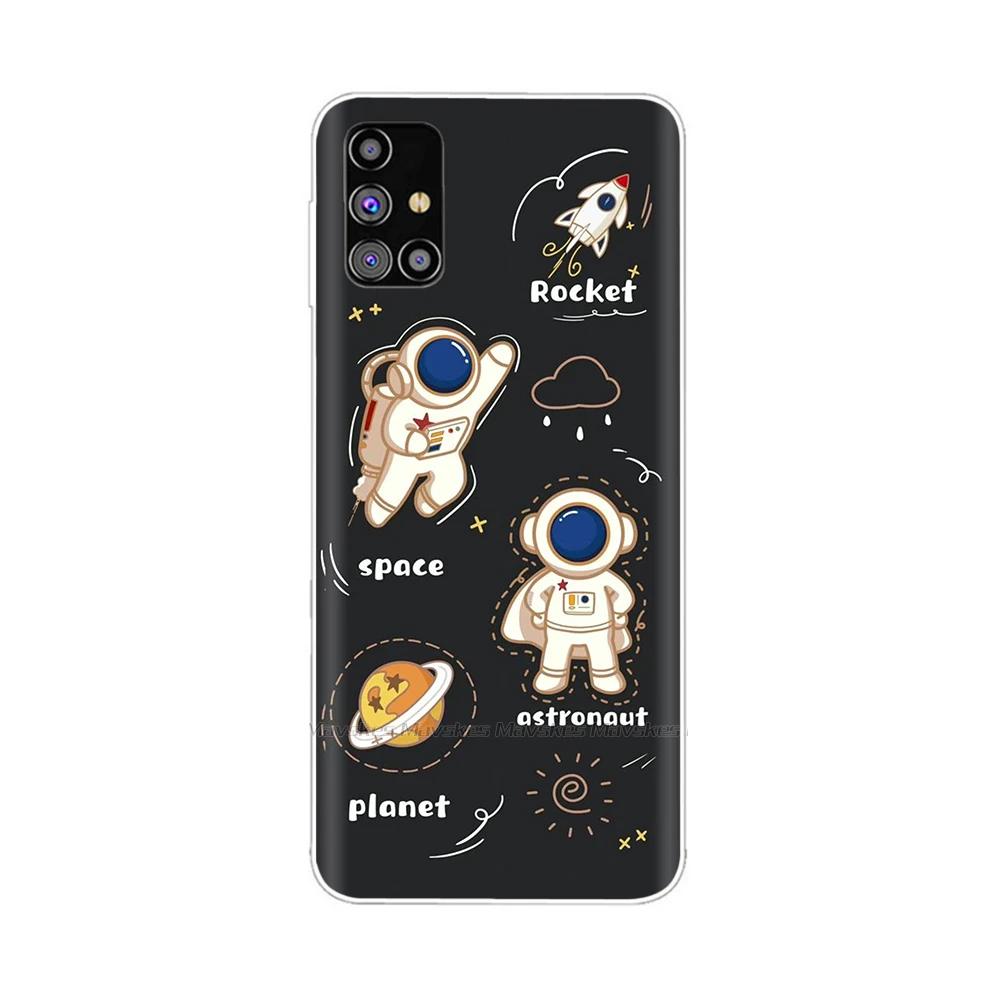 For Samsung Galaxy M51 Case SM-M515F Phone Case Creative Full Protection TPU Back Cover For Samsung M51 M 51 Soft Silicone Funda