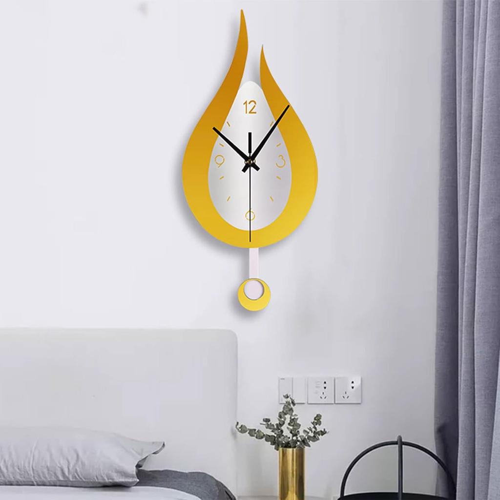 Modern Water Dropping Design Wall Clock for Creative Acyrlic Pendulum Clock for Home Bedroom Living Room Office Decorati Wall Clock for Living Room