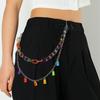 European and American Jewelry Sexy Candy Color Bear Waist Chain Trouser Chain Women's Fashion Color Chain Trouser Chain Decoration