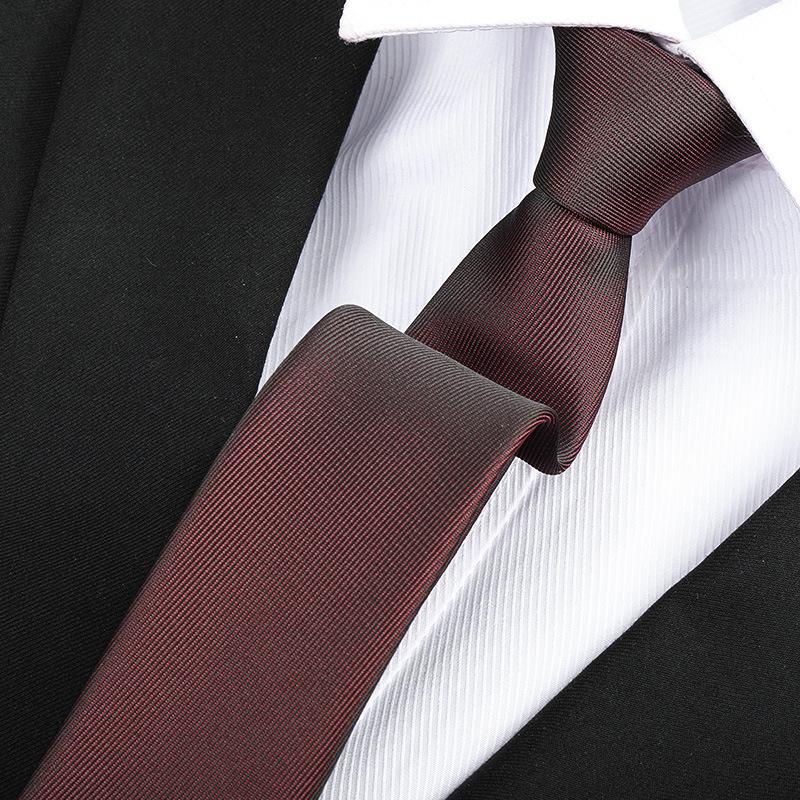Burgundy Groom Wedding Burgundy Best Man Dress Business Zip Knot Free Men'S Tie Wedding