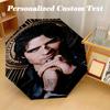 8‑Rib Automatic Umbrella, The Vampire Diaries Design Foldable Umbrella for Sun Rain Protection Travel