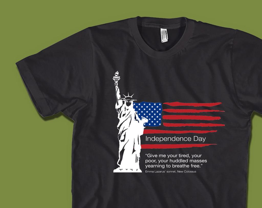 Statue of Liberty Independence Day Shirt: Patriotic Americana Tee