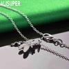 925 Sterling Silver Dragonfly Pendant Necklace Fashion Wedding Jewelry