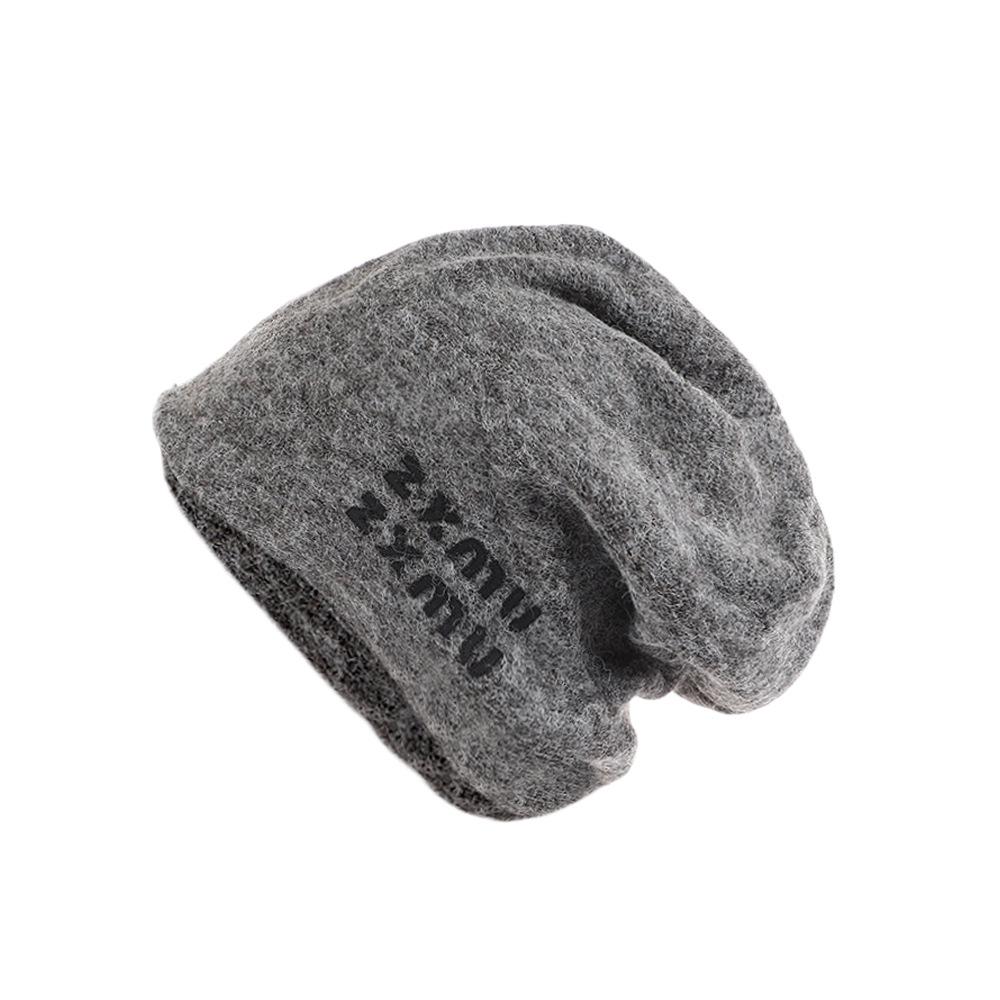 Korean Style Slouchy Beanie for Men & Women - Oversized, Deep Fit for Large Heads, Y2K Winter Fashion Hat, Face Slimming Couple Style