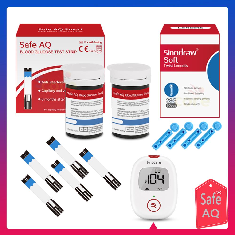 

Безопасность AQ Voice Глюкометр Тестовая бумага Ланцет Диабет Бумага для измерения уровня глюкозы в крови Контрольная лампа уровня глюкозы в крови Предупреждение