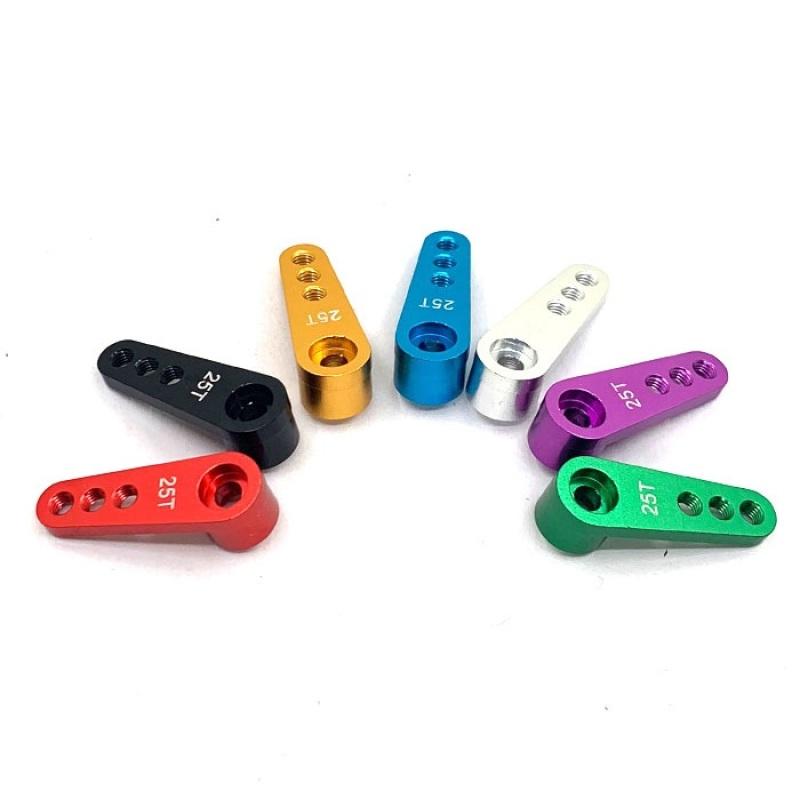 Buy 28.5mm Alloy Aluminum 25T Teeth Tooth Steering Half Servo Arm Horn