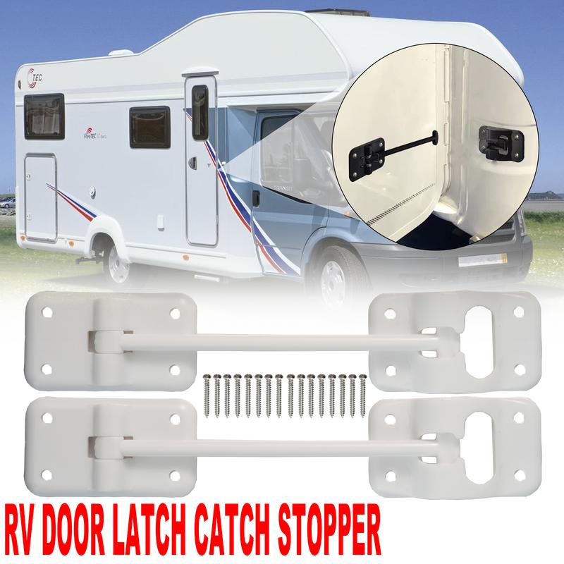 2x T Style Door Retainer Kit Door Stop Retaining Catch Latch Rv Camper Motorhome Boat Door Retainer Holder Door Stopper Retainer