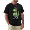 Dapper Feathered Raptor T-Shirt Tops Kawaii Clothes Tees Oversized T Shirt Men's T-shirts