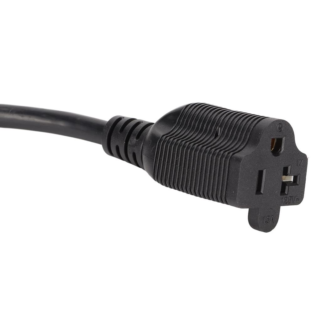 Nema 5-15P to 5-20R Adapter, Safe US Plug 125V Power Extension Cable (Plug and Play) for Computer