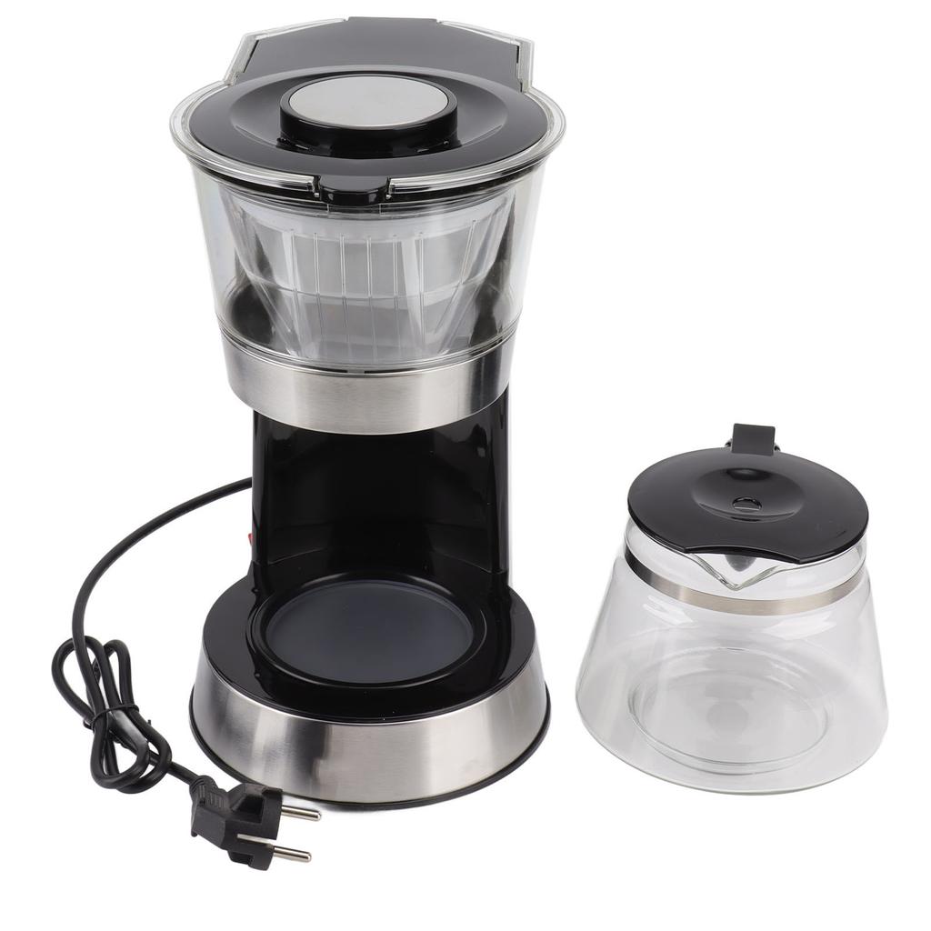 1,2 l halbautomatische Kaffeemaschine mit Teekanne Haushaltskaffeemarker-Set