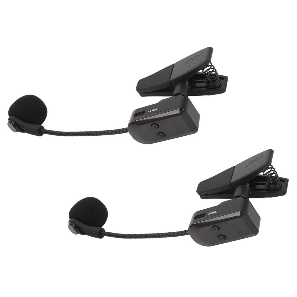 Saxophone Wireless Microphone 2.4G Clip On Sax Mic System for Stage Performance Pickup