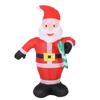 Inflatable Christmas Tree Xmas Santa Claus Christmas Decoration With LED Party Props Outdoor Holiday Party Garden Lawn Decor