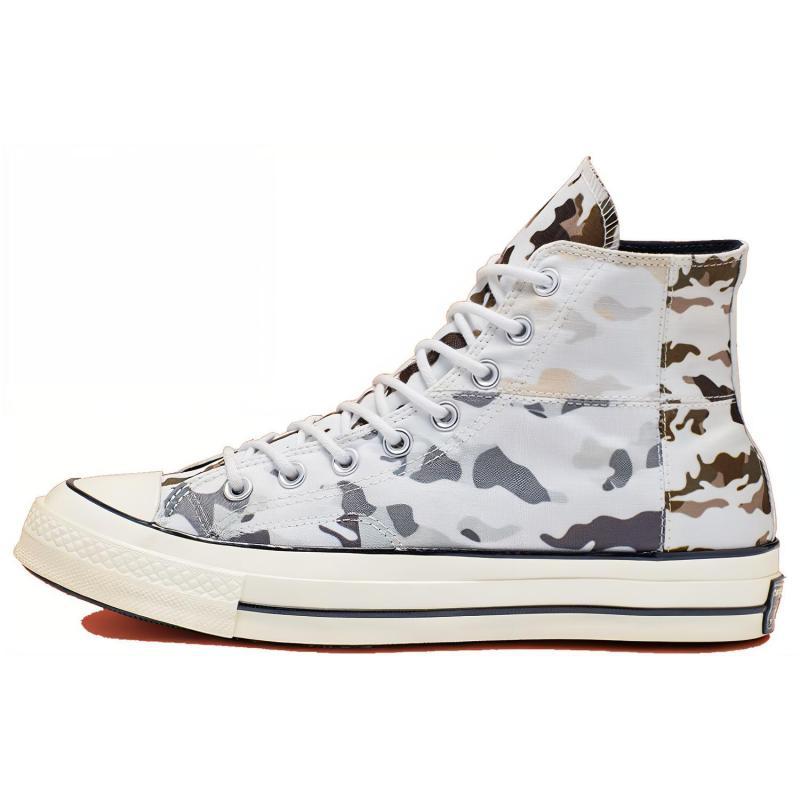 Converse Chuck 70 Hi Round-toe Lace-up High-Top Espadrilles Unisex White