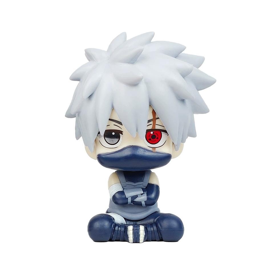 Anime-Figur Naruto Kakashi Actionfigur Q Version Kawaii Sasuke Itachi Figur Autodekoration Sammlerstück Weihnachtsgeschenk