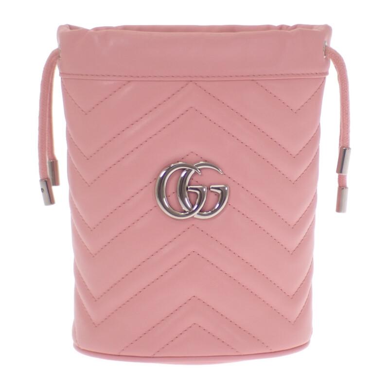 GUCCI 575163DTDRP5815 Shoulder Bag pink leather Women