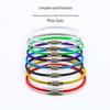 Plastic-Coated Stainless Steel Wire Keychain, Retractable Outdoor Accessory
