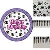 Premium Dog Paw Party Supplies Set Adorable Pet Themed Birthday Decorations