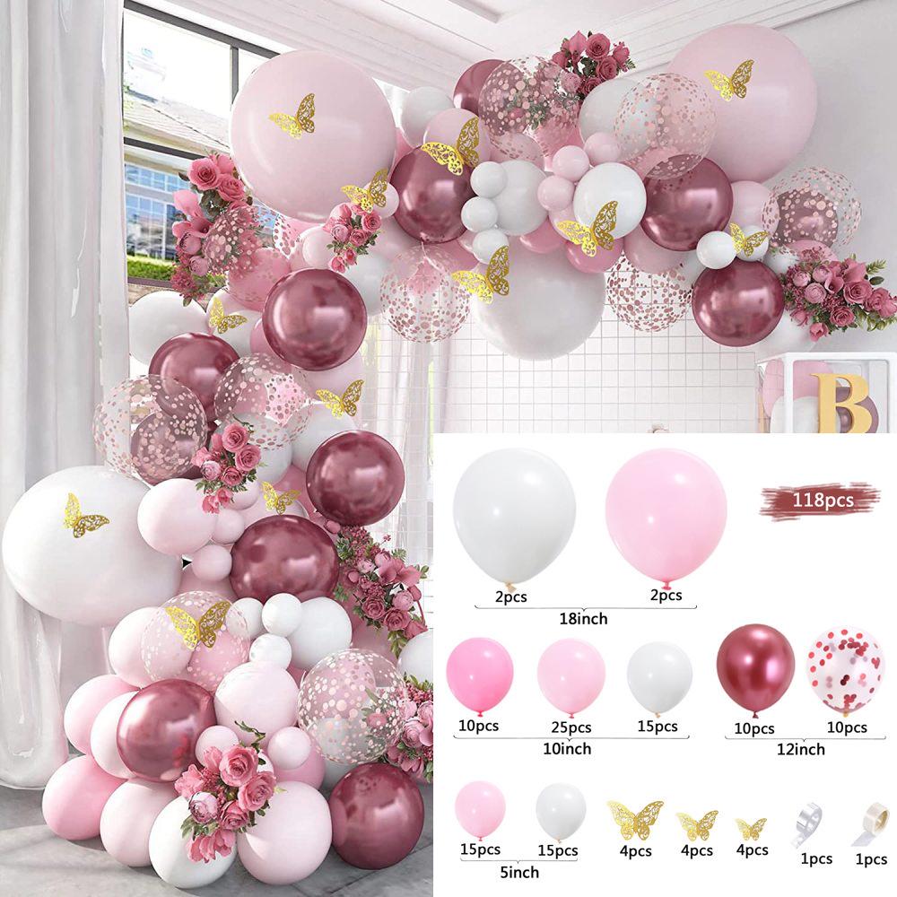 Cross-Border Balloon Chain Butterfly Set for Party & Wedding Decorations