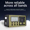 10000mAh FM Radio HRD-907 Solar Hand-Carry Portable Emergency Radio AM/FM/SW Waterproof Reading Light SOS for Outdoors
