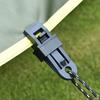 5/10PCS Shade Cloth Plastic Clip Adjustable Elastic Wind Rope Buckle Canopy Windproof Fixing Buckle Tent Pegs Camping Accessorie