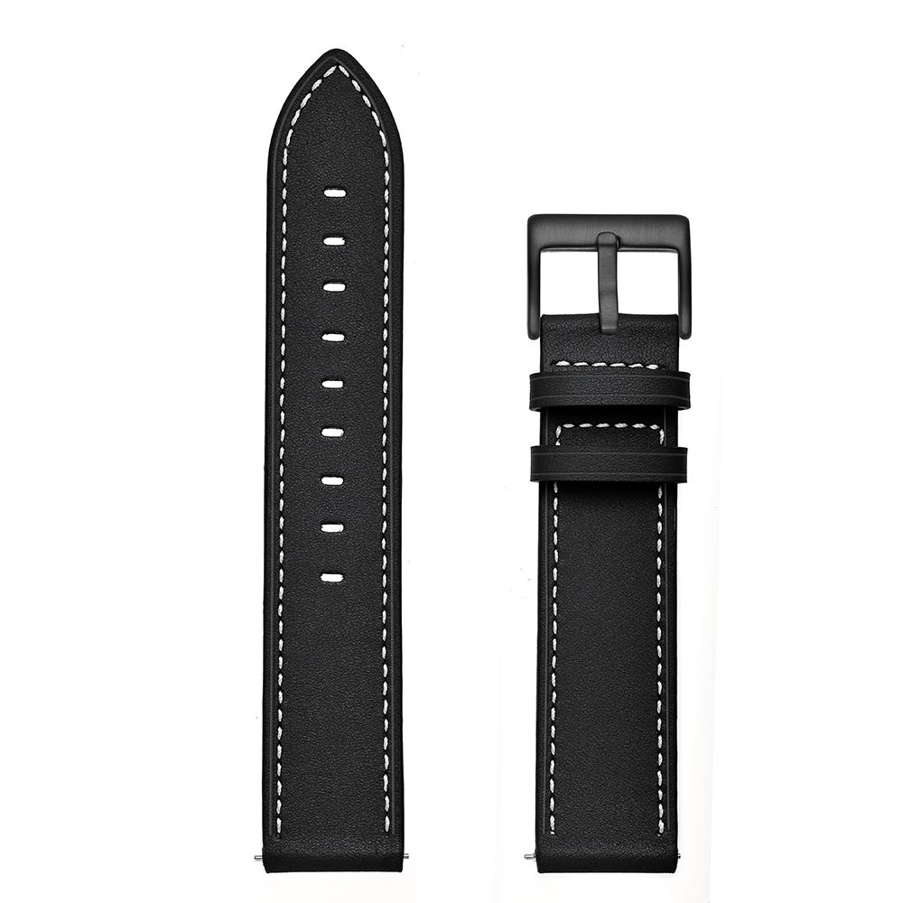 20mm Smart Watch Replacement Strap for Samsung Galaxy Watch4 Classic/Galaxy Watch4/Galaxy Watch Active1/Active2 Genuine Cow Leather Band