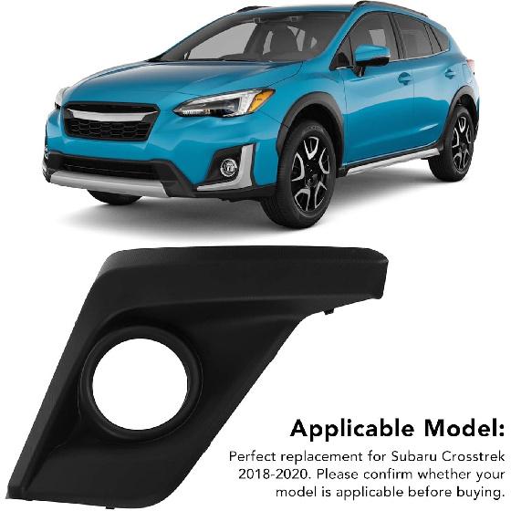 Fog Light Bezel, Left Driver Side Fog Light Bezel 57731FL092 Replacement Front Bumper Fog Light Bezel Cover for Crosstrek 2018?2020