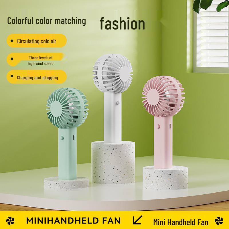 Rechargeable Mini USB Handheld Pocket Fan - Portable Outdoor Gift Cold Wind Fan