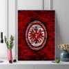 Eintracht Frankfurt logo Pattern  3pcs 100% Round Full Drill 5D DIY Diamond Painting Embroidery Cross Stitch Rhinestone Décor