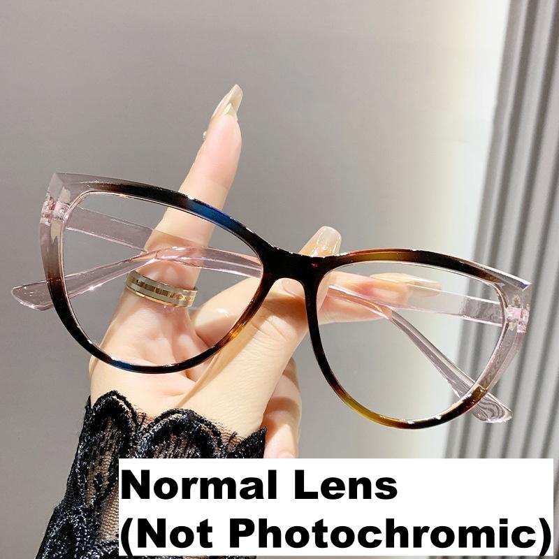 

Unisex Cat Eye Photochromic Myopia Glasses Men Women Trendy Retro Outdoor Anti-Uv Eyeglasses Fashion Minus Diopter Sunglasses -3.5