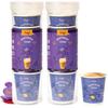 Cup-Ji Safran Chai Premix Tassen | Instant-Tee | 14 Tassen | Kadak Ghar-Wali | Ohne Zuckerzusatz | Desi Chai | Für unterwegs | Einfache Zubereitung | Für Büro und Tra