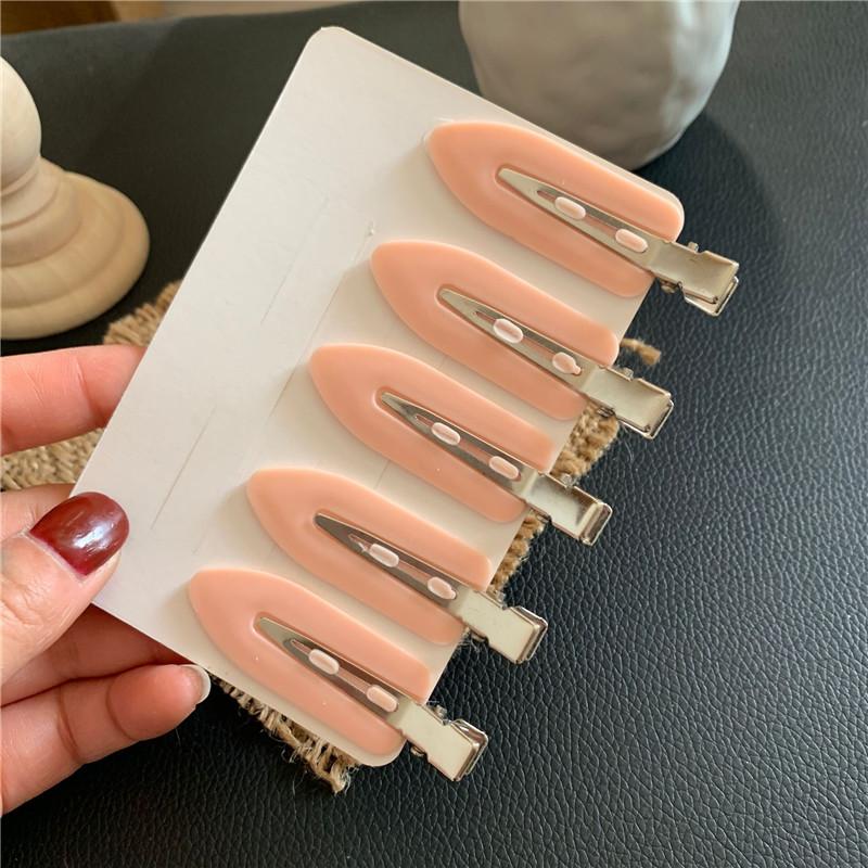 5/10pcs Set No Crease Basic Hair Clips for Women And Girls Hair Accessories No Bend Barrettes for Hair Styling
