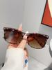 1Pc Fashionable and Trendy Basic Sunglasses, Retro Simple Large Square Frame, Suitable for Daily Wear and Driving