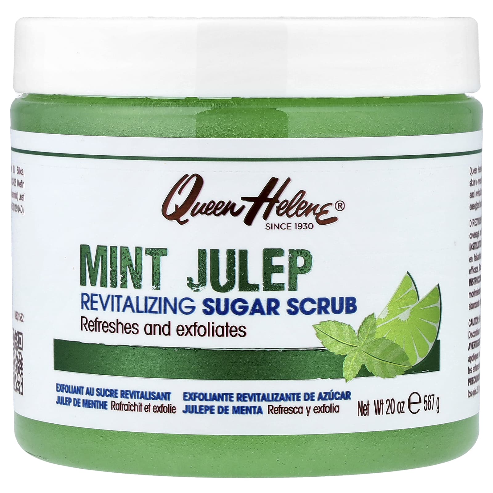 Queen Helene, Energizing Sugar Scrub, Mint Julep, 20 oz (567 g)