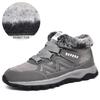 Men Boots High Quality Winter Fur Keep Warm Ankle Snow Boots Men Winter Rubber Work Boots Men Sneakers Winter Botas