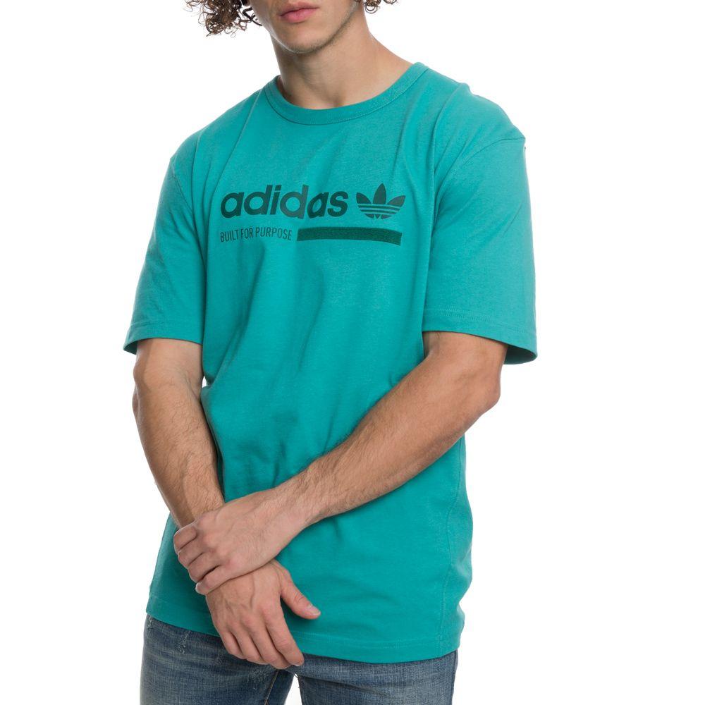 adidas Originals Trefoil Crew Neck Short Sleeve T-Shirt Men Tops Mint-Green DV1939
