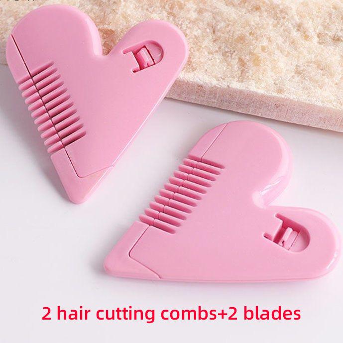 Love hair trimming comb, bangs cutting, family, children, female students, safe haircut, broken hair splitting, thinning comb