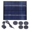 2W Solar Fountain with Panel Water Pump Solar Panel Kit for Outdoor Landscape Pond Decor