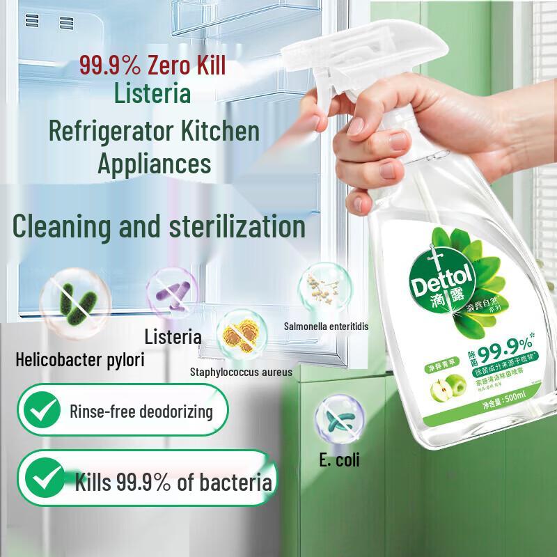 Dettol Home Cleaning and Disinfectant Spray, Crisp Green Apple